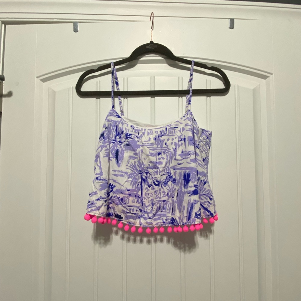 Lilly Pulitzer shorts and cropped tank set